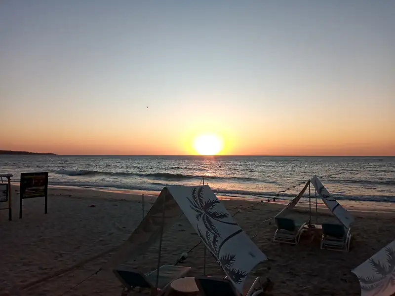 A New Year Sunset - January 1st, 2022 in Negril Jamaica