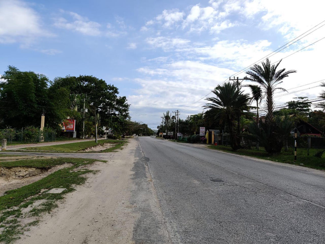 The Main Drag April 4th, 2020 in Negril Jamaica