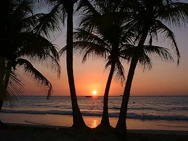 Caribbean Sunset February 10th, 2020 in Negril Jamaica