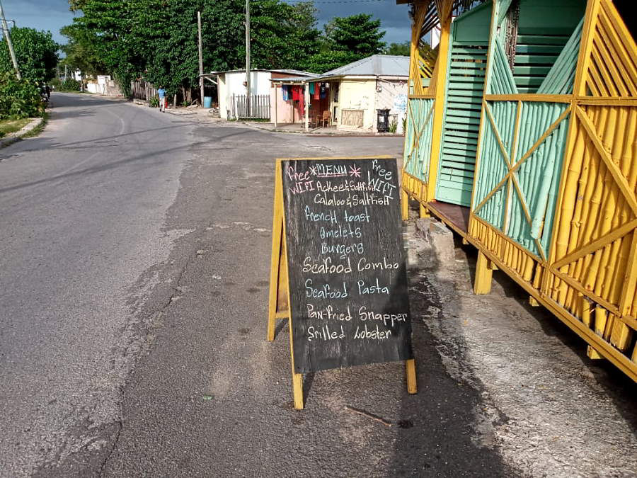 Seabreeze Menu July 31st, 2020 in Negril Jamaica