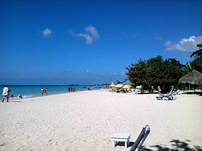 A Beautiful Day on the Beach in Negril Jamaica