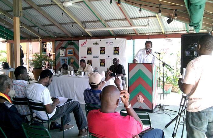Bob Marley Bash Press Conference in Negril Jamaica