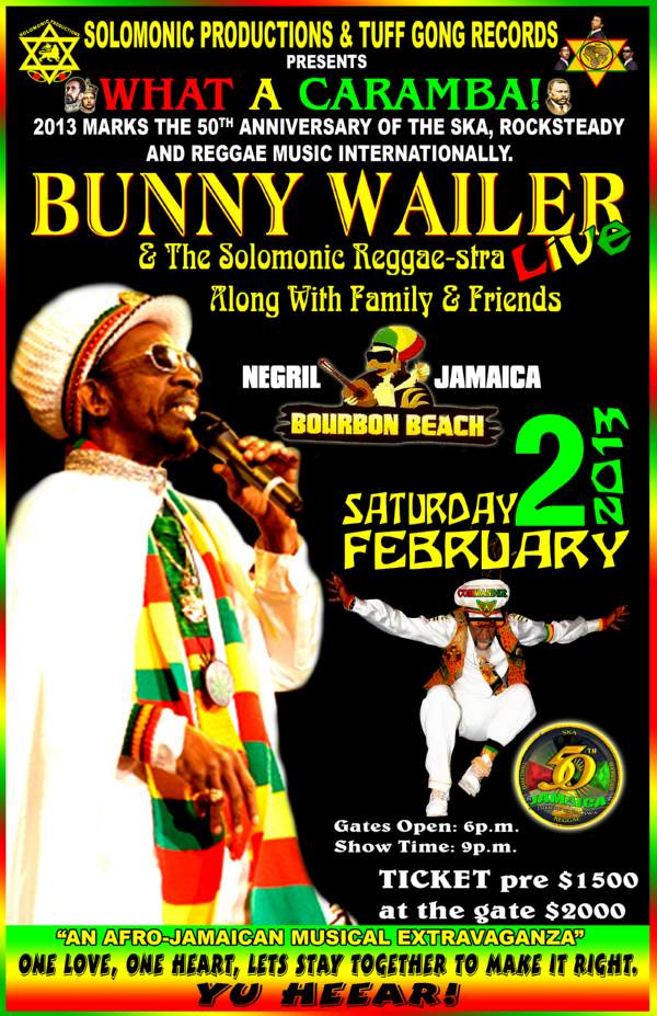 Bunny Wailer in Negril Jamaica