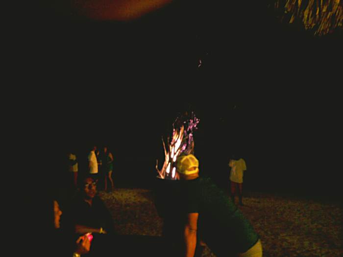 Bonfire on the Beach in Negril Jamaica