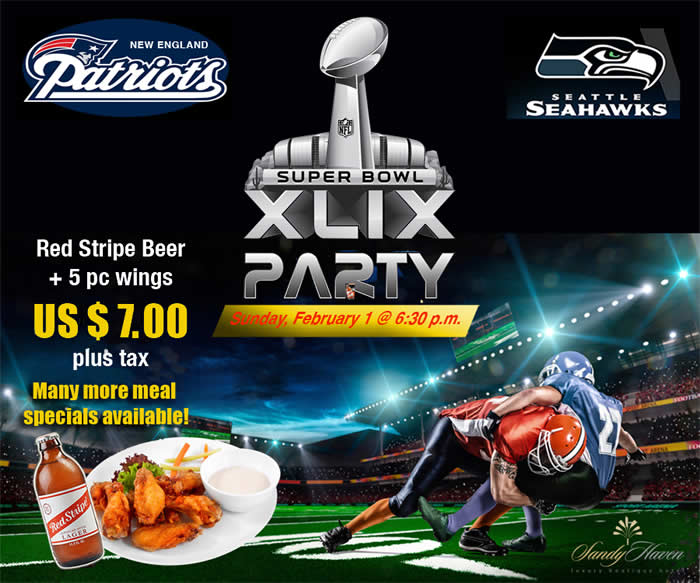 Super Bowl at Sandy Haven in Negril Jamaica