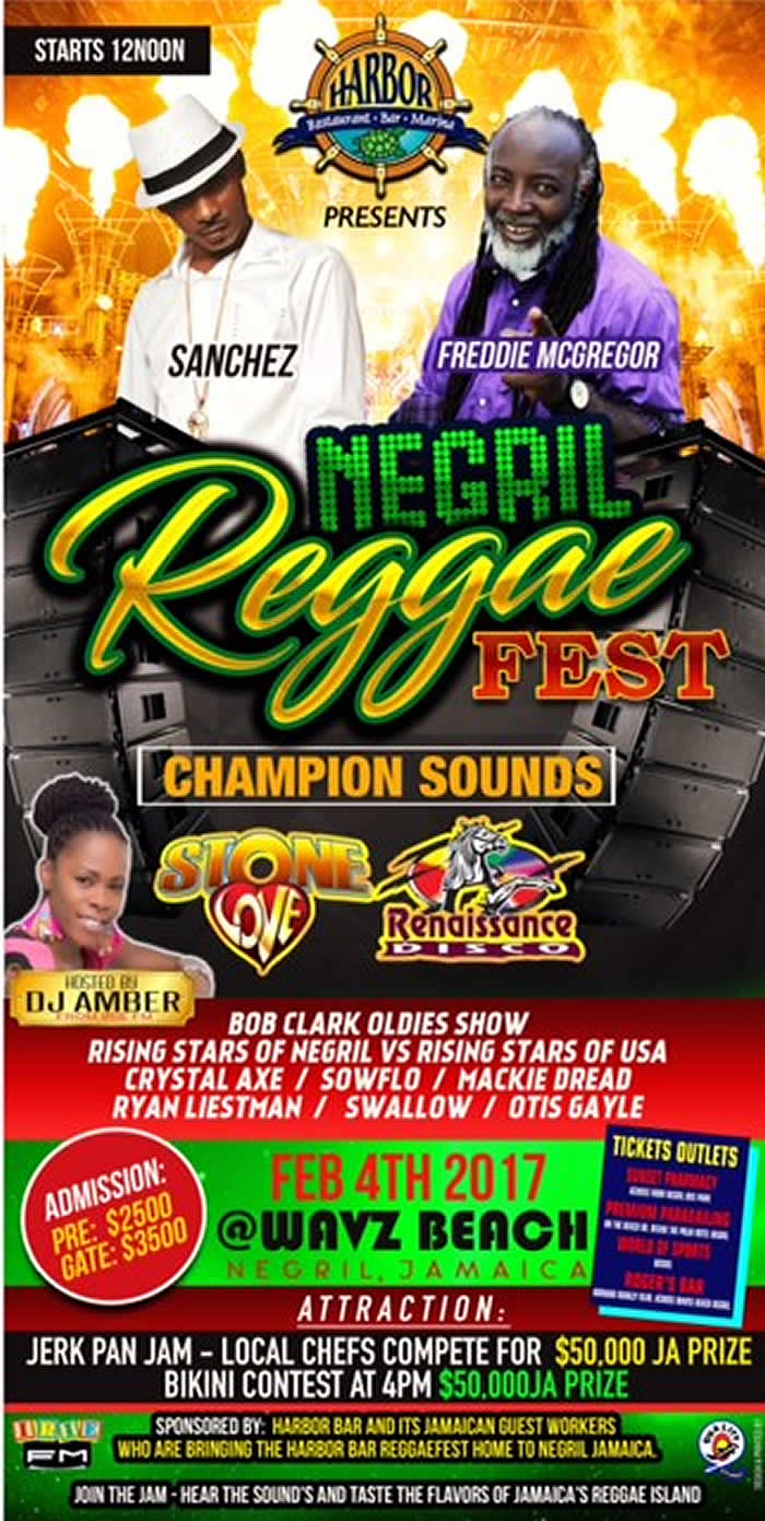 Negril Reggae Fest 2017  in Negril Jamaica