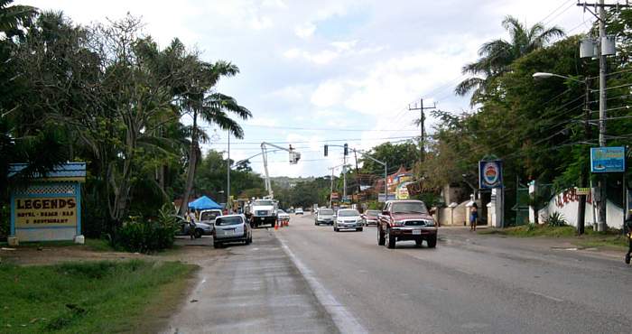 Traffic Lights in Negril Jamaica