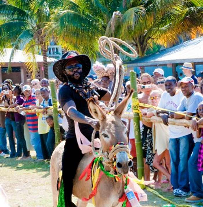 The Donkey Races in Negril Jamaica