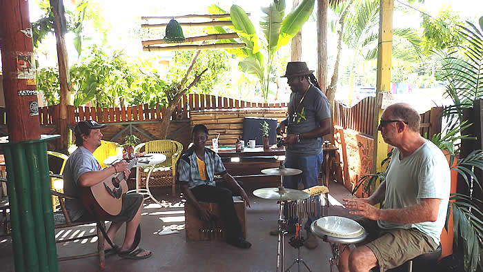 Jam Session at Cafe Goa in Negril Jamaica