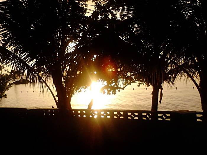 Sunset at Rhodes Hall in Negril Jamaica