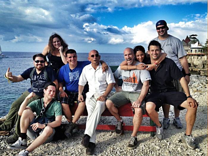 The Hotel Impossible Crew at 3 Dives in Negril Jamaica