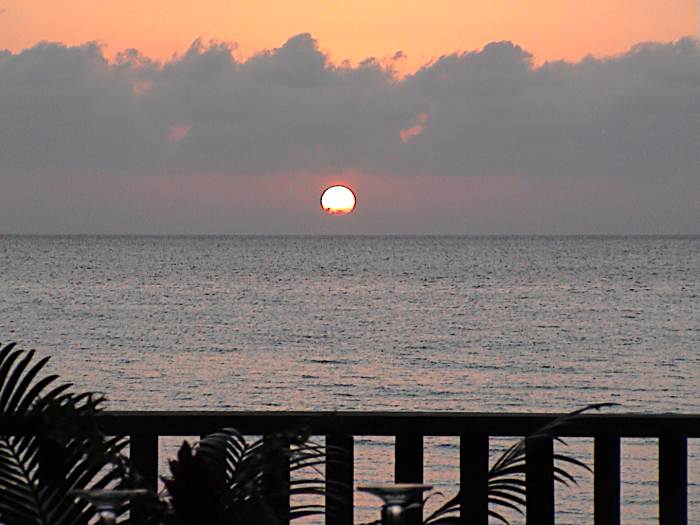 Sunset at Seasplash in Negril Jamaica