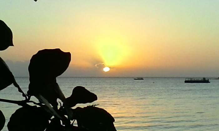 Sunset at Sunnyside in Negril Jamaica