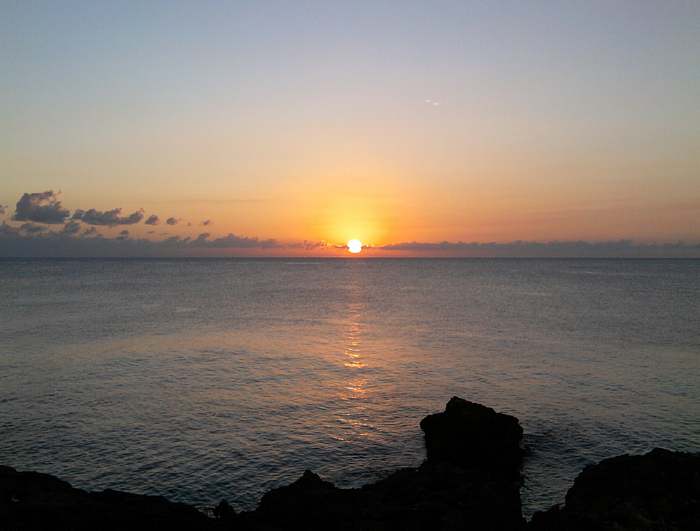 Sunset near the Lighthouse in Negril Jamaica