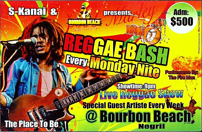 Monday Night Reggae in Negril Jamaica