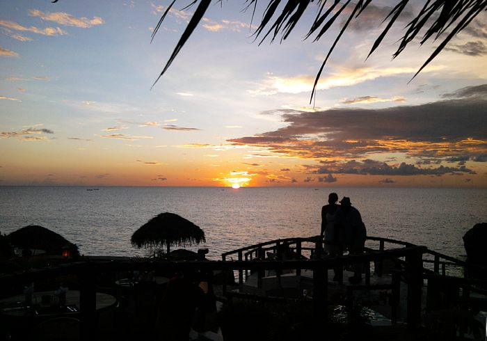 Anniversary Sunset in Negril Jamaica