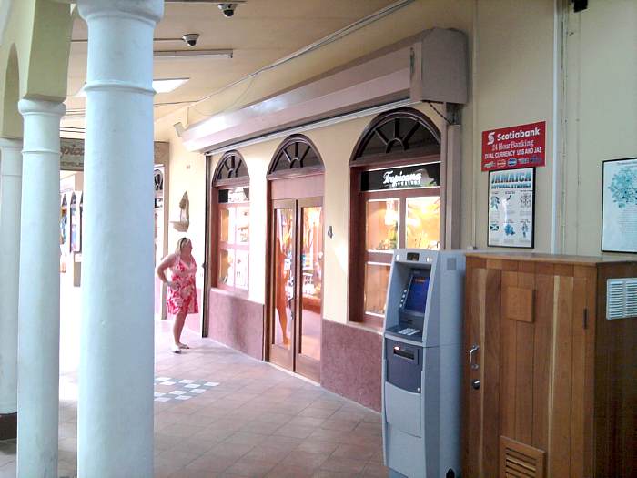 ATM at Time Square in Negril Jamaica