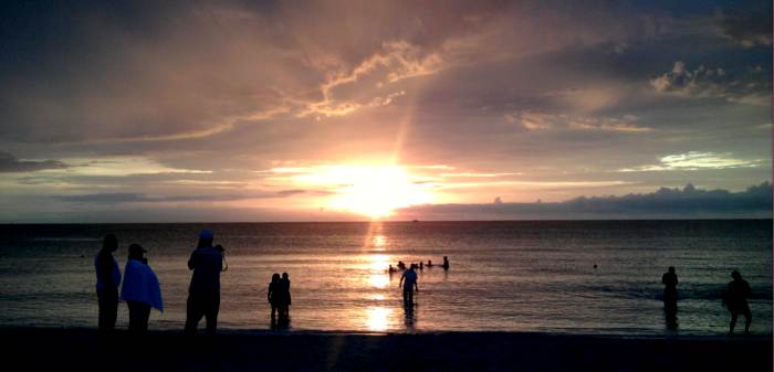 Sunset Gathering in Negril Jamaica