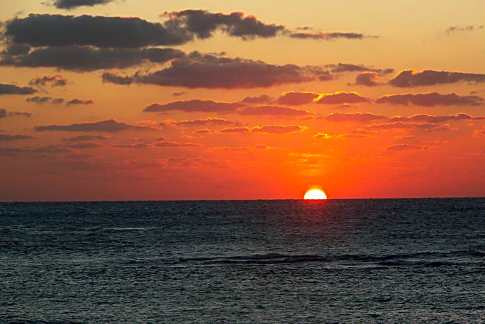 Sunset at Rhodes Hall in Negril Jamaica