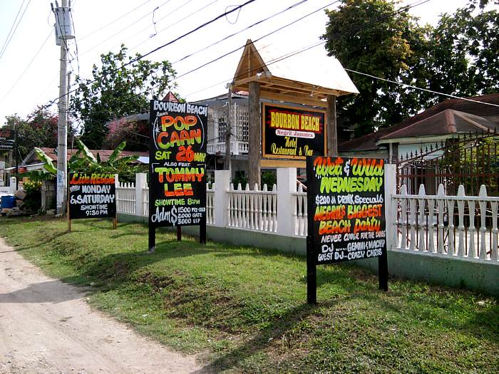 Bourbon Beach Shows in Negril Jamaica
