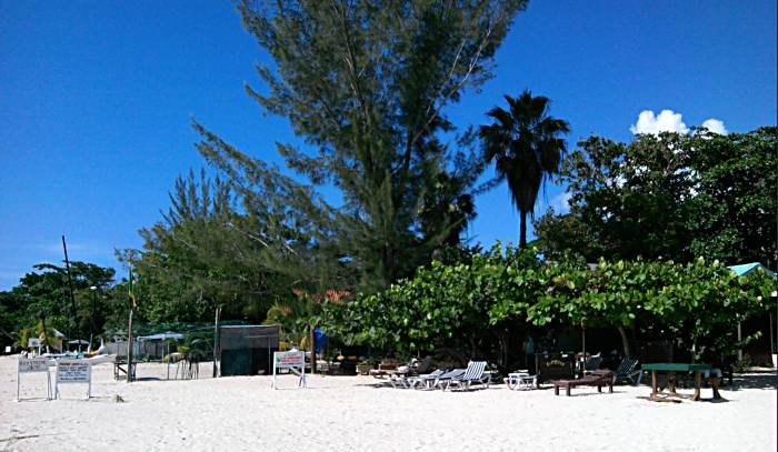 The Beach at Firefly in Negril Jamaica