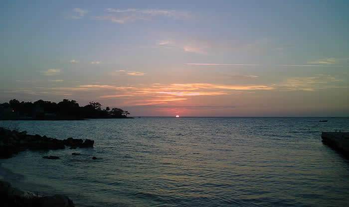 Sunset Downtown Negril in Negril Jamaica