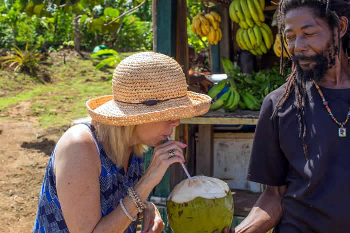 Jelly Coconut in Negril Jamaica