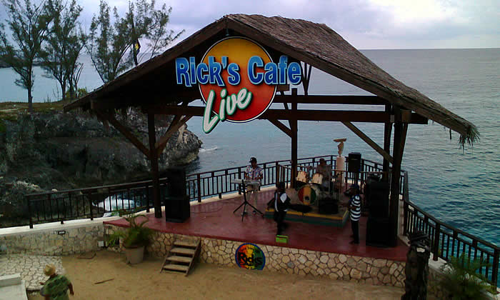 Rick's Cafe Band in Negril Jamaica