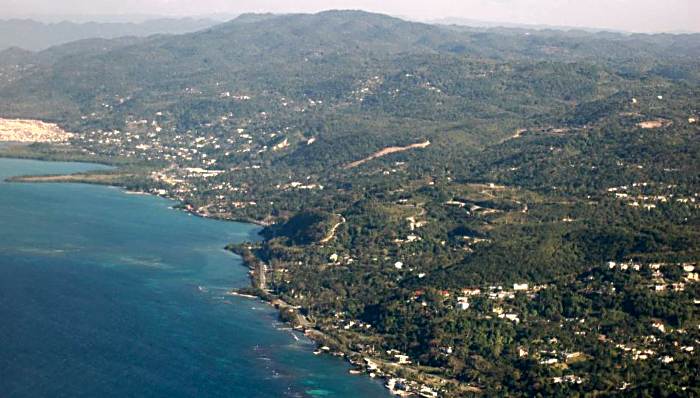 Air View in Negril Jamaica