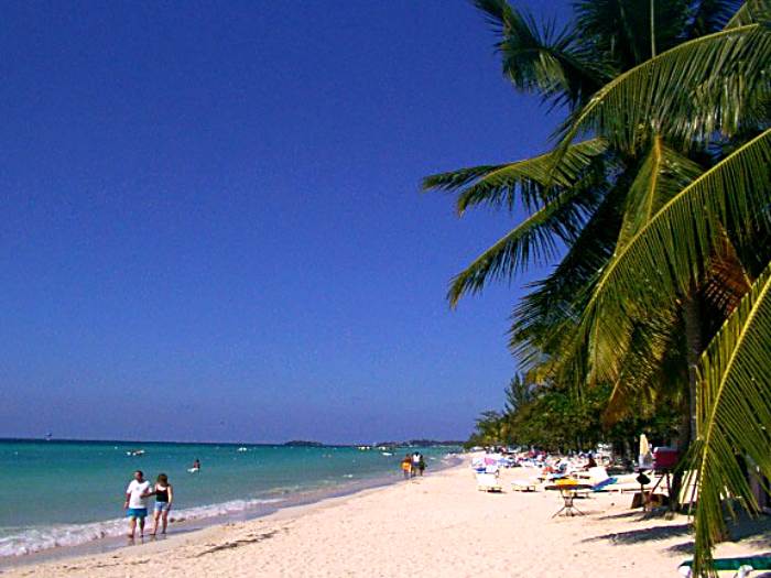 The Beach in Negril Jamaica