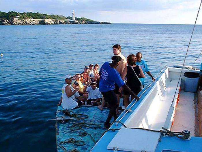 All Aboard in Negril Jamaica