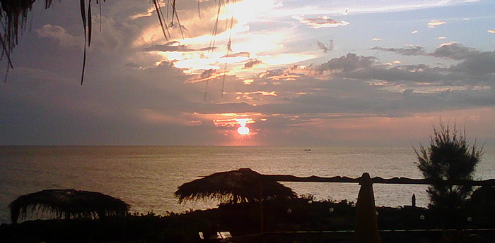 A July Sunset in Negril Jamaica