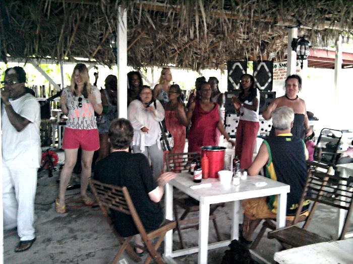 Luddy and the Ladies in Negril Jamaica