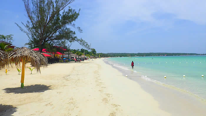 The Beach Today in Negril Jamaica