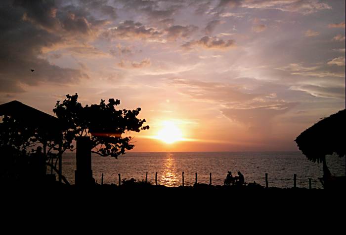 Band at Sunset at 3 Dives in Negril Jamaica