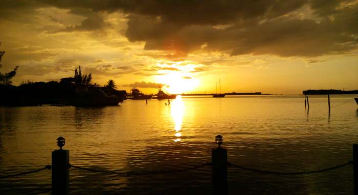 Sunset at GlistengWaters in Negril Jamaica