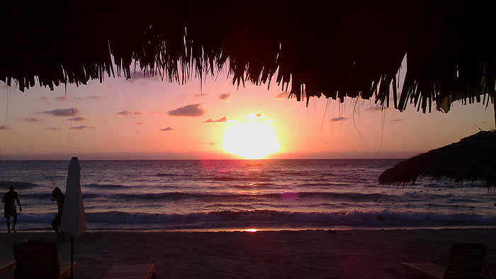 Sunset at Fun Holiday in Negril Jamaica