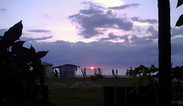 Sunset in September in Negril Jamaica