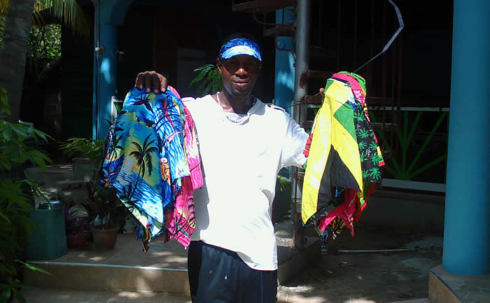 The Bandana Man in Negril Jamaica