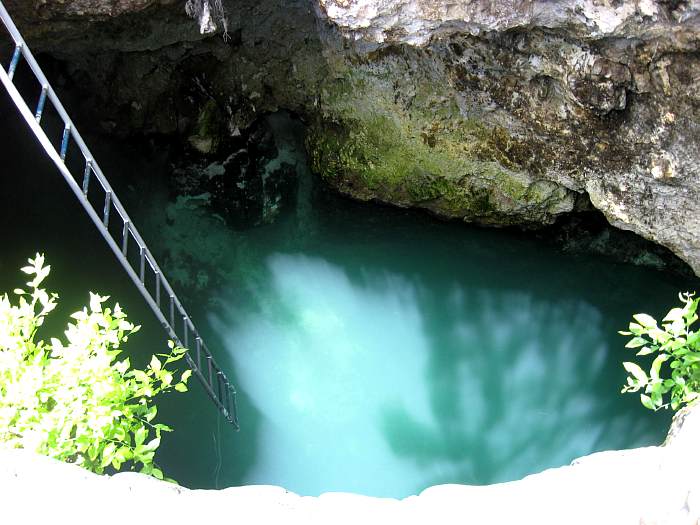 Blue Hole near Negril in Negril Jamaica
