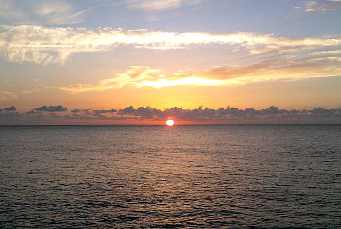 Sunset at Mirage in Negril Jamaica