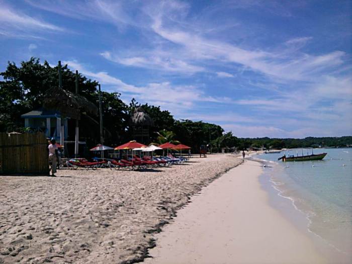 The Beach at Legends in Negril Jamaica