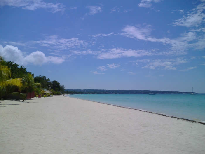 The Beach in September in Negril Jamaica