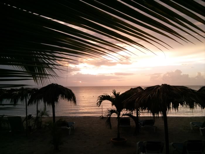 October Sunset in Negril Jamaica