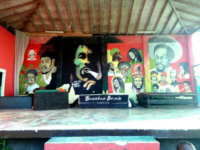 Bourbon Beach stage in Negril Jamaica