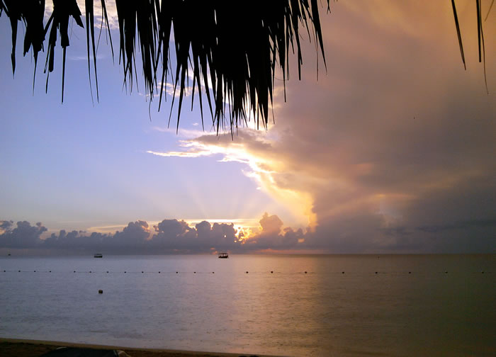 Heroes Day Sunset in Negril Jamaica