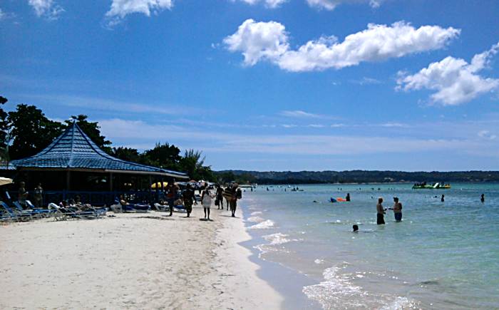 The Beach Bar at Treehouse in Negril Jamaica