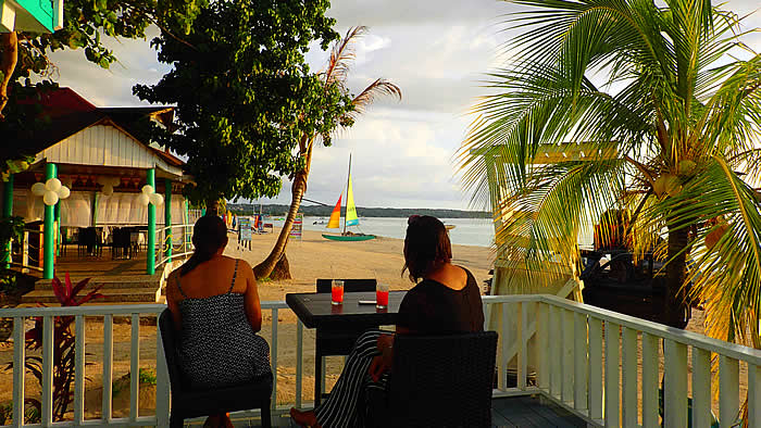 Relaxing at Sunset in Negril Jamaica