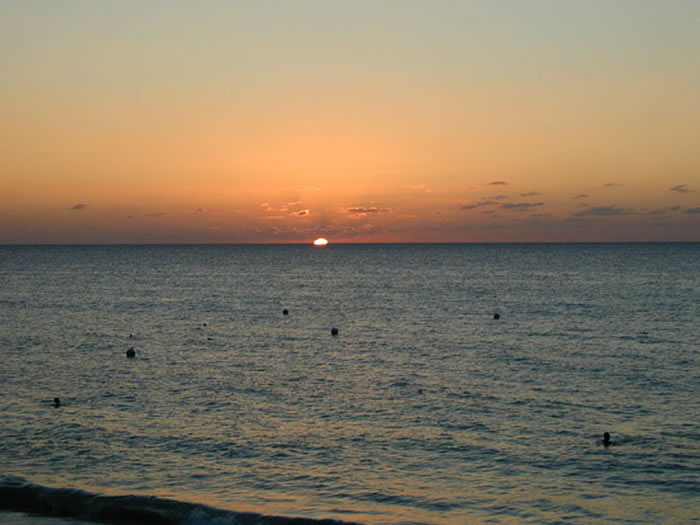  Last Sunset of  the Week for October in Negril Jamaica