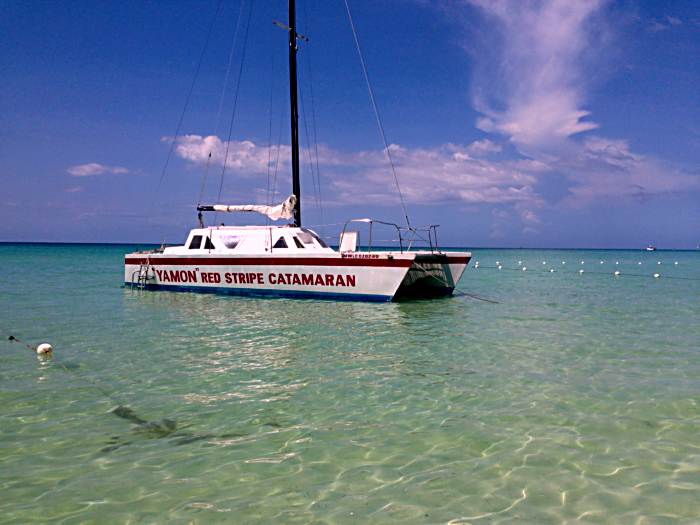 YaMon Redstripe Catamaran Cruises in Negril Jamaica
